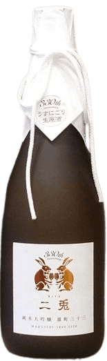 Nito Junmai Daiginjo Omachi Thirty-Three Slightly Cloudy Unpasteurized Sake 330th Anniversary Label