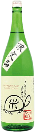 Junmai Ginjo Ichido Hiire Genshu Mansaku no Hana Kame Label