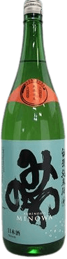 Minowa Special Junmai Sake Jikagumi Muroka Nama