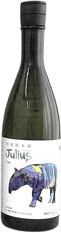 Special Junmai Sake Hakumaijo ArtBrut Original Bottle