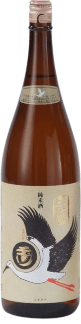 Tamagawa Natural Fermented Junmai Sake Kounotori Label