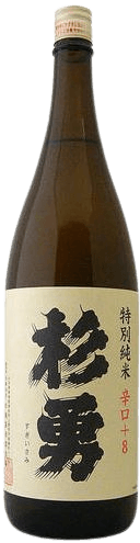 Sugiisami Tokubetsu Junmai Miyamanishiki Karakuchi +8