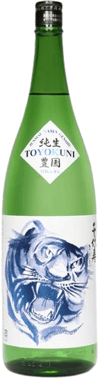 Toyokuni Junmai Nama Genshu Chiyokotobuki Tora Label