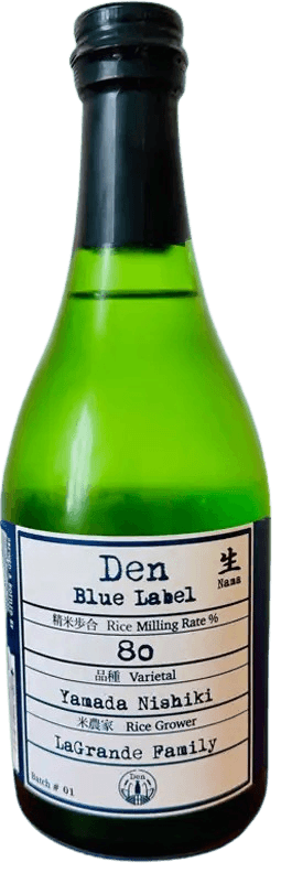 The Junmai Nama Blue label