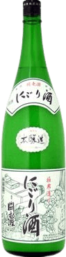 Unfiltered sake in winter