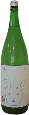 Cloudy Junmai sake slightly cloudy rabbit