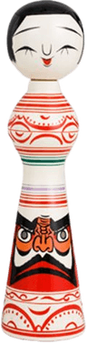 Kikunoi Kokeshi Bottle (Tokubetsu Junmai sake)